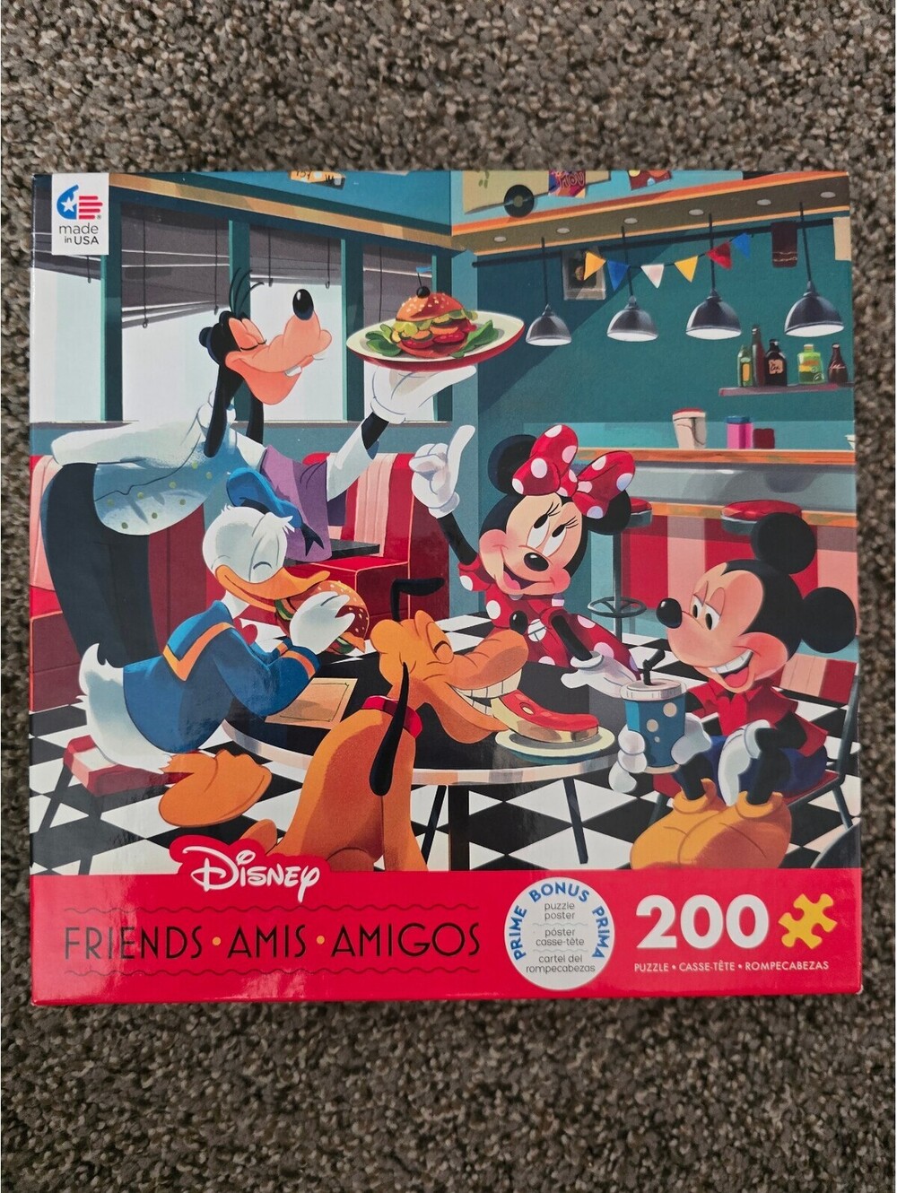 Disney Friends 200 Piece Puzzle by Ceaco
